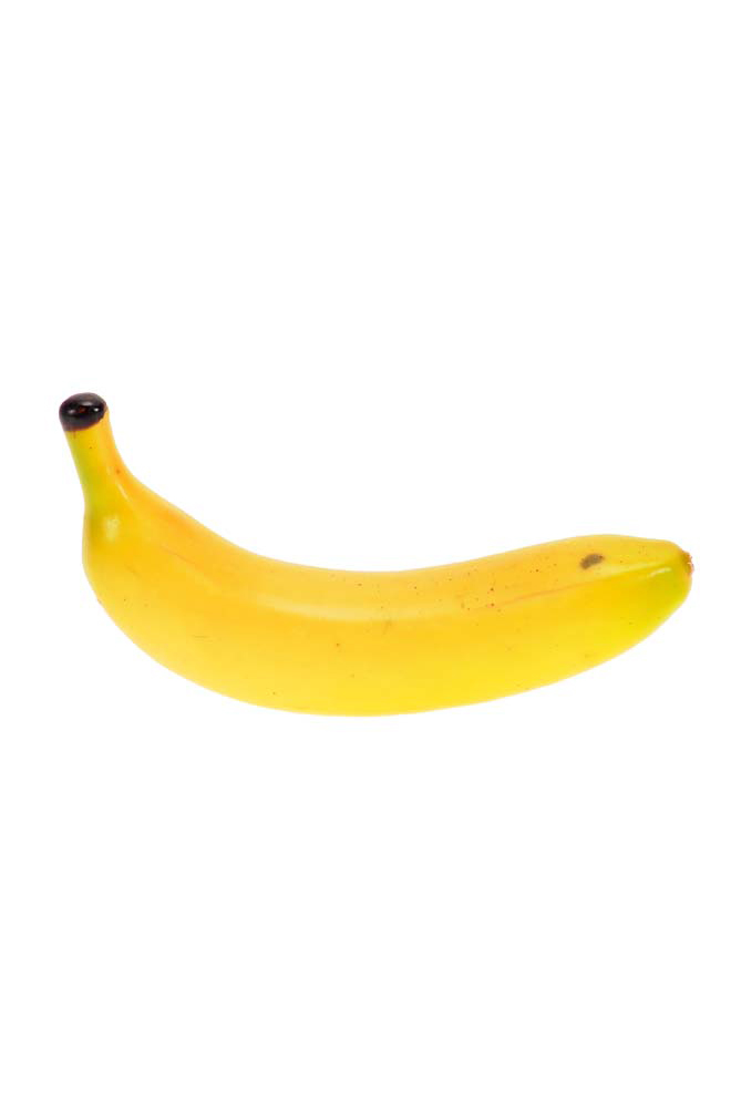 Frutta artificiale decorativa Banana gialla l. 17 cm