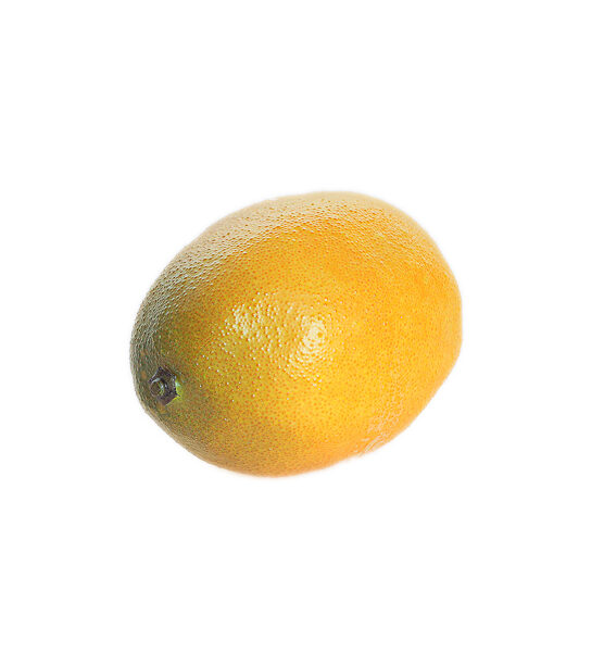 Frutta artificiale Limone giallo - verde 9 cm