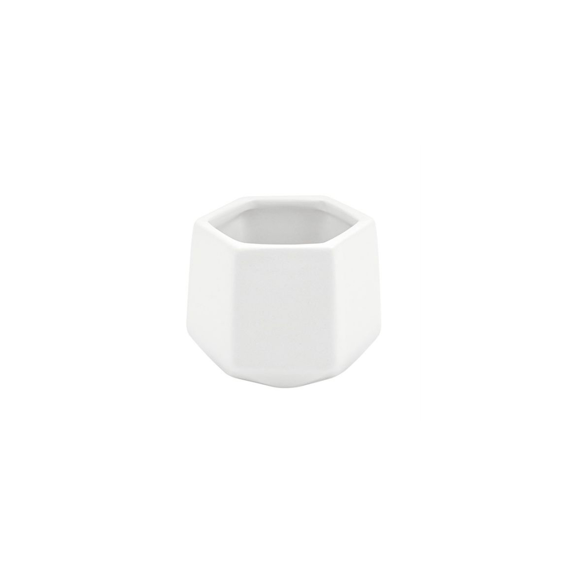 Vaso in Ceramica per Bomboniera Stile Geometrico 8x8x7cm
